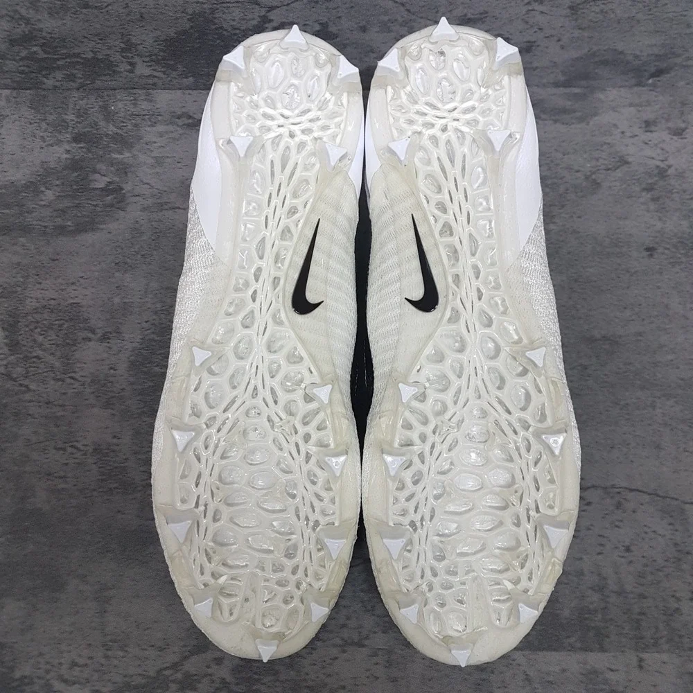 NIKE Alpha Menace Elite 2 Football Cleats Mens‎ Size 14 White AO3374-101 Nby